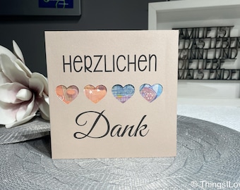 Thank you card, cash gift card, thank you gift