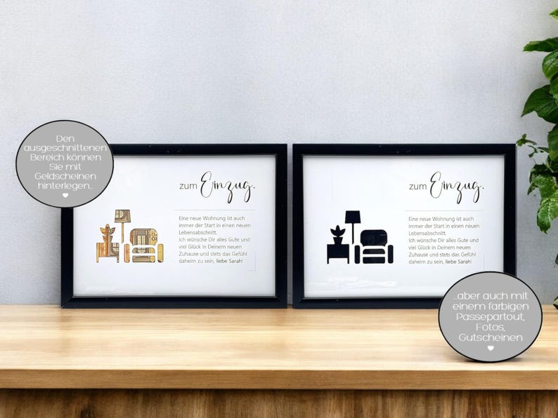 Personalized housewarming gift | Gift for a new apartment | Cash gift for a housewarming party image 3