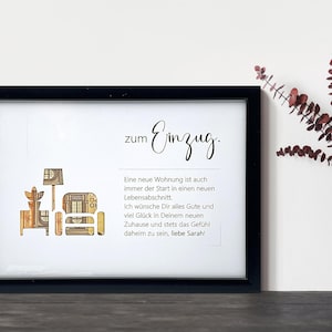 regalo personalizzato in denaro per il trasloco in un nuovo appartamento o nella casa dei sogni | Denaro da regalare | idea regalo speciale per inaugurazione della casa