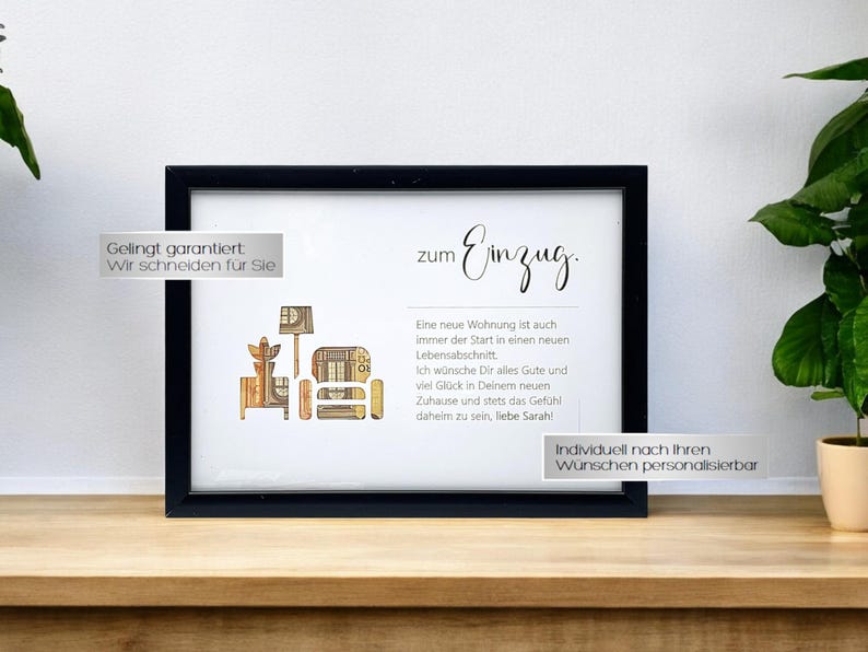 Personalized housewarming gift | Gift for a new apartment | Cash gift for a housewarming party image 2