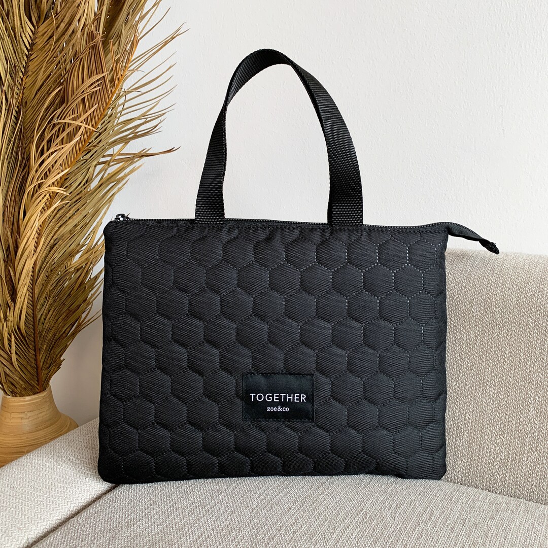 Black Lightweight Laptop Case Slim Notebook Sleeve With Etsy