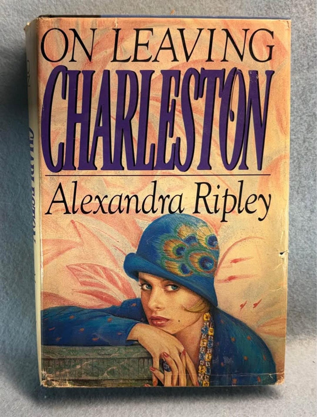 On Leaving Charleston Hardcover Alexandra Ripley 1984 - Etsy
