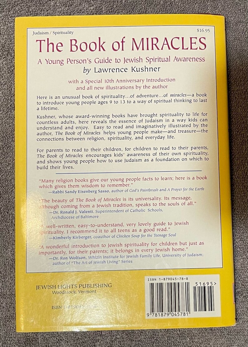 The Book of Miracles: A Young Person's Guide to Jewish Spiritual Awareness image 2