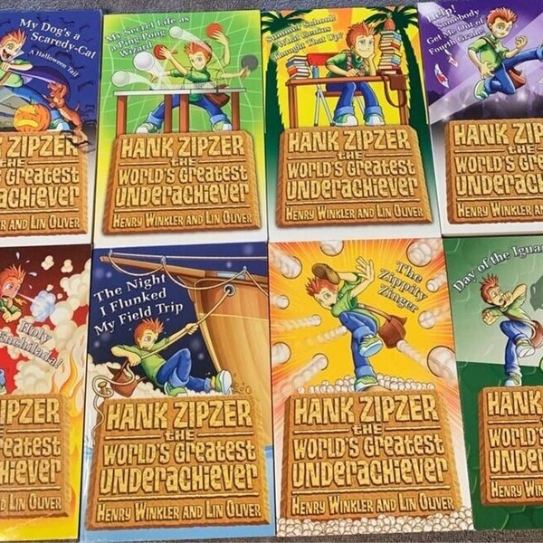 Hank Zipzer The World's Greatest Underachiever Henry Winkler lot 8 paperback