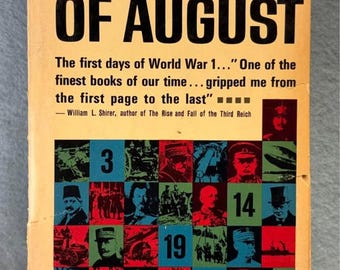 The Guns of August Barbara Tuchman 1963 Vintage paperback