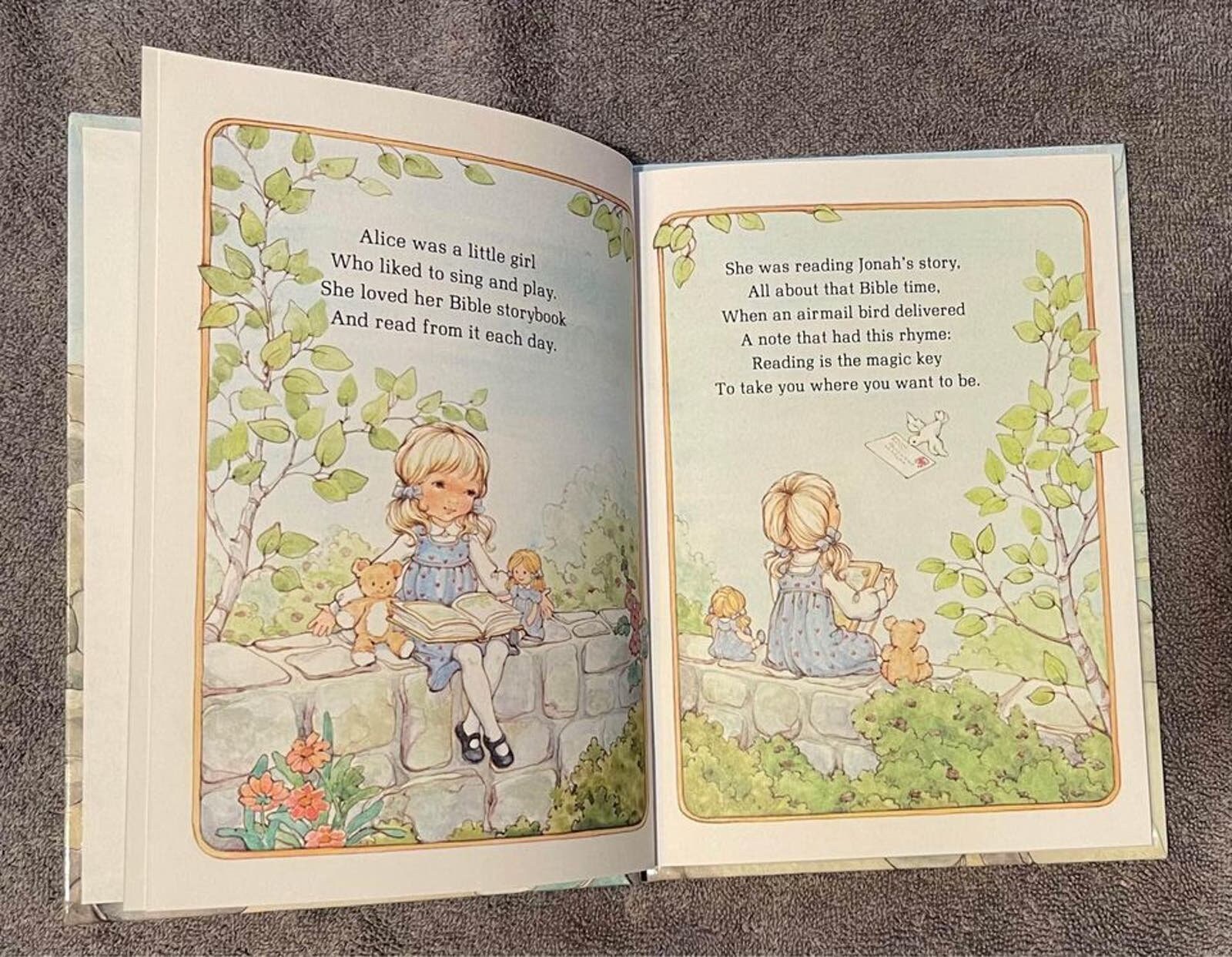 The Story of Jonah Alice in Bibleland Hardcover Book Etsy