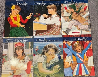 American Girl Books, Molly Book Set, Six Books, Pleasant Company, 1980s - Etsy