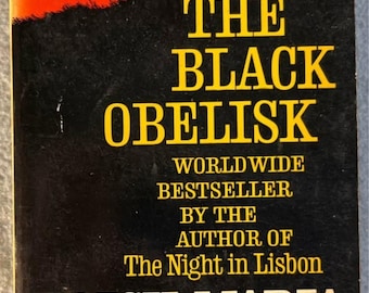 The Black Obelisk by Erich Maria Remarke vintage paperback
