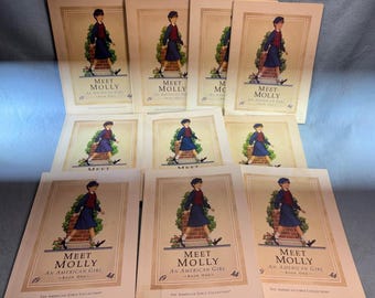 American Girl Meet Molly Pleasant Company classroom lot 10 paperback books