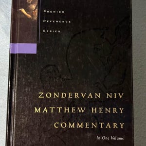 Zondervan NIV Matthew Henry Commentary one volume