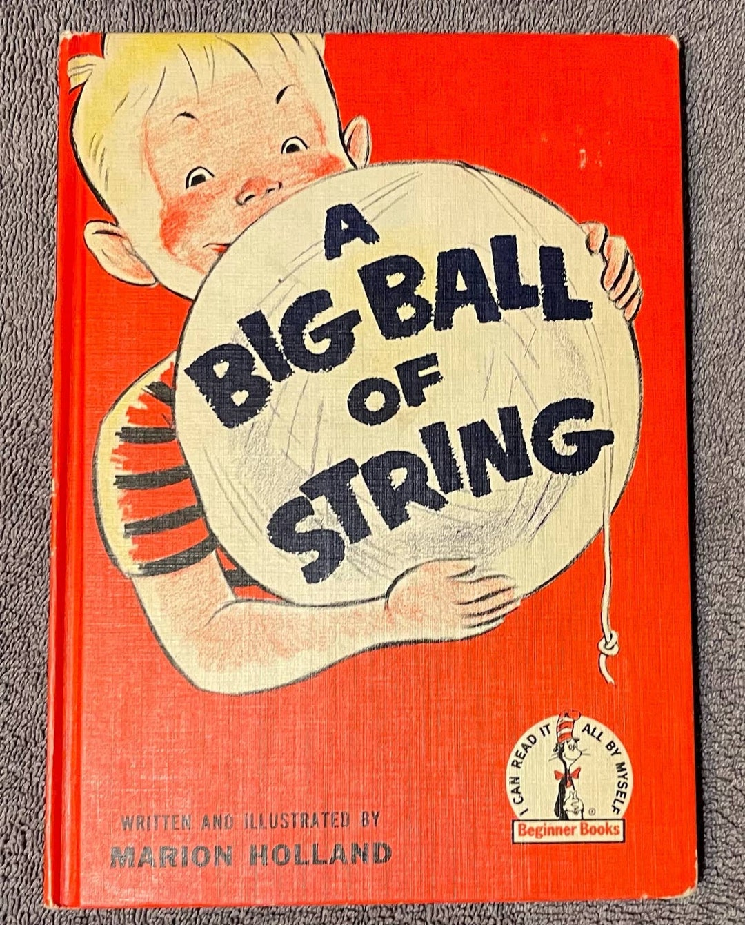 Vintage Dr. Seuss 1st Edition A BIG Ball of String Book - Etsy