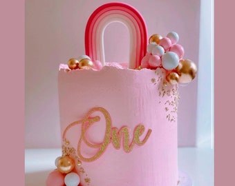 One Cake Charm, One Cake Topper, First Birthday Cake Topper, Cake Decorations, Party Decorations, 1st Birthday Cake Topper,