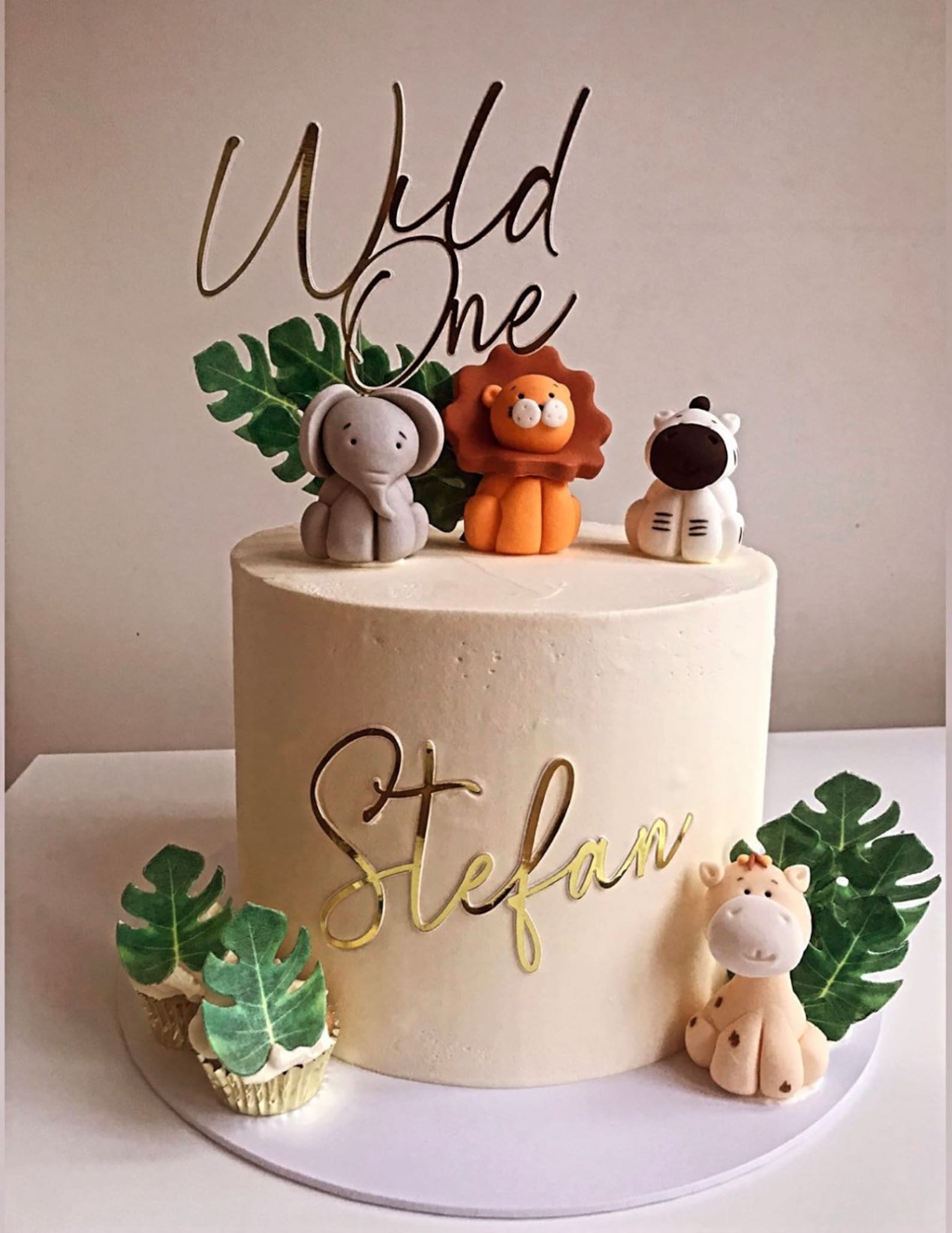 Wild One Cake Topper Personalised First Birthday Party Decorations ...