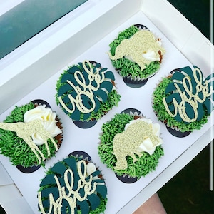 Wild One Cupcake Toppers First Birthday Cake Toppers For Boys Cake Toppers For Girls Wild One Cake Decorations Safari Cupcake Toppers