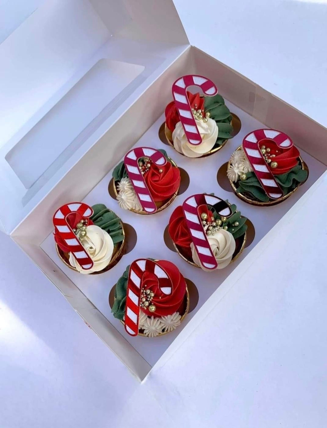 Christmas Cupcake Toppers Merry Christmas Cupcake Toppers - Etsy UK