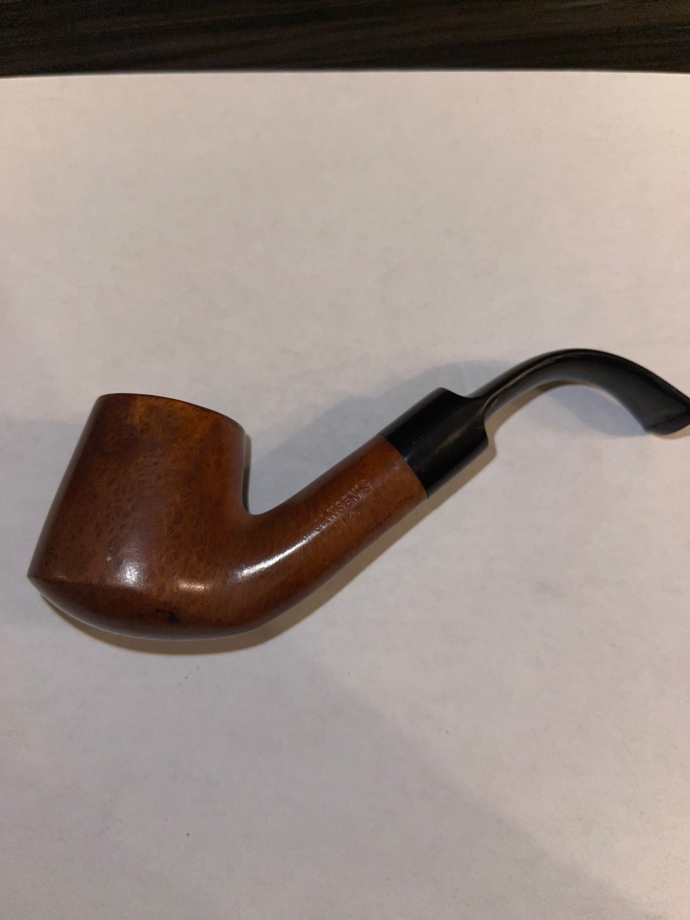Tobacco Pipe KAF231 Wooden Pipe Sherlock Holmes Pipe Bent Smoking