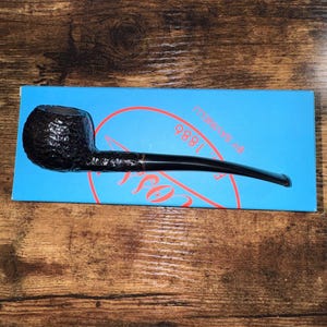 NEW UNSMOKED ROSSI (Savinelli) Piccolo black rusticated prince w/box Italy estate tobacco smoking pipe