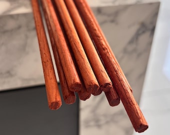 Padauk Wood Dowel Rods & Joinery Pegs – Solid Hardwood Kavela for Woodworking || Furniture Making