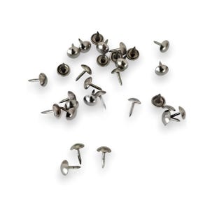 Flat Nickel Upholstery Tacks 6.5mm Head – Decorative Nails for Furniture, Wood & DIY Projects