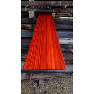 Padauk Wood Planks – Solid Padauk Lumber, Custom Cut-to-Size Raw Hardwood Material for Woodworking & Craft Projects