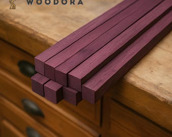 Purpleheart  Wood Blanks | Ideal for Turning, Intarsia, Mosaic, Instruments - Crafts