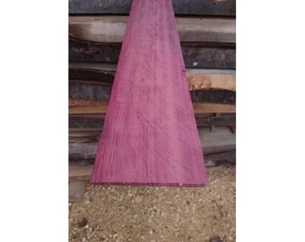 Purpleheart Wood Plank: Custom Cut Hardwood Lumber for Woodworking