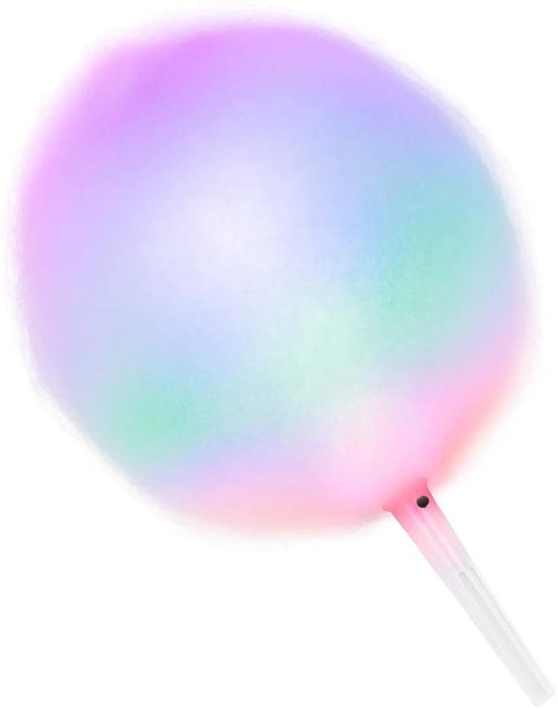 LED Professional Candy Floss Sticks Cotton Candy Machine Maker Reusable Sugar Light Glow Stick Colour Battery Operated BPA Free End Kids image 5