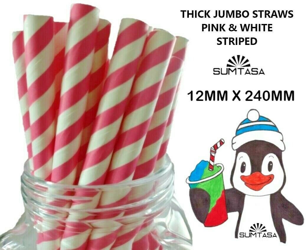 Red, Green, Gold, & White Christmas Icon Paper Straws (Set of 24)