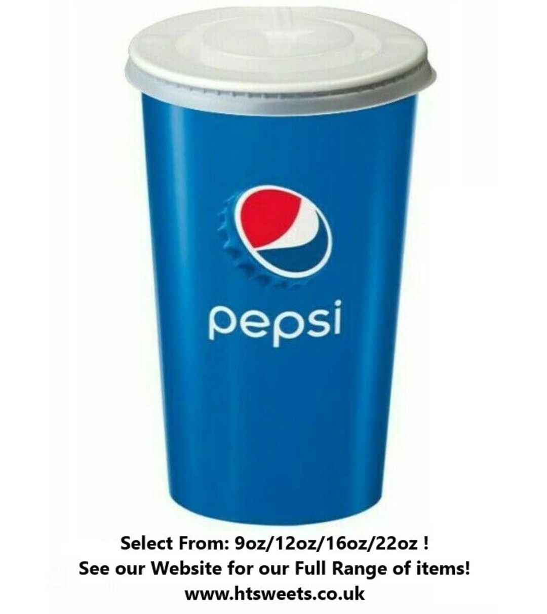 7oz 9oz 12oz 16oz 22oz Paper Cups Coca Cola Pepsi Star Ball - Etsy