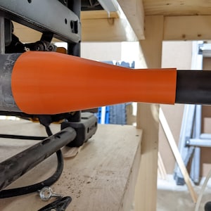 Adattatore per tubo di aspirazione Dewalt 7485 per sega da negozio Vac 2,5 CV
