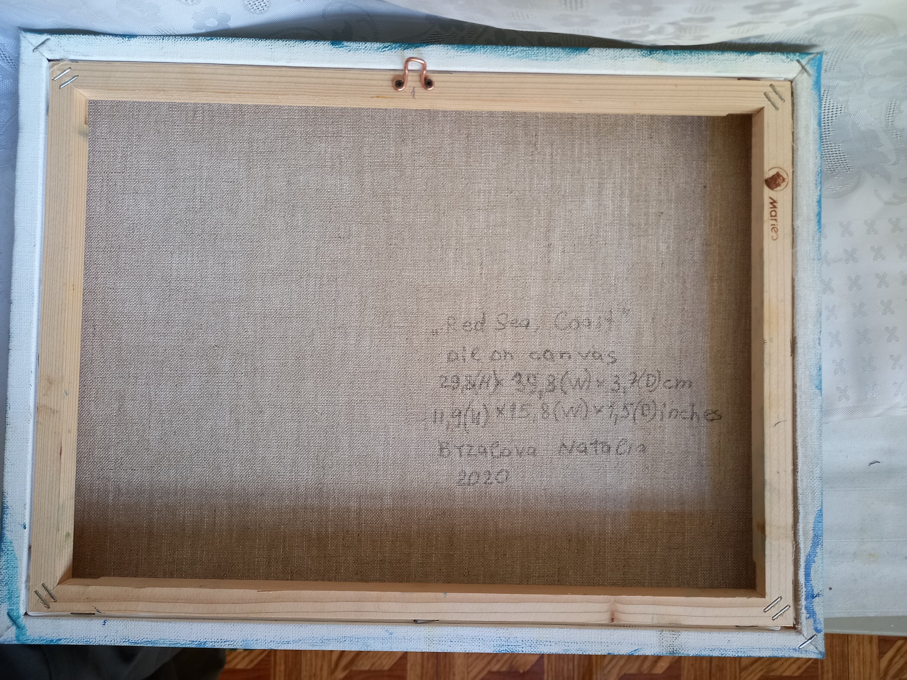 Eilat Gulf of the Red Sea2. Oil Painting on Stretched Canvas 11.9hx15