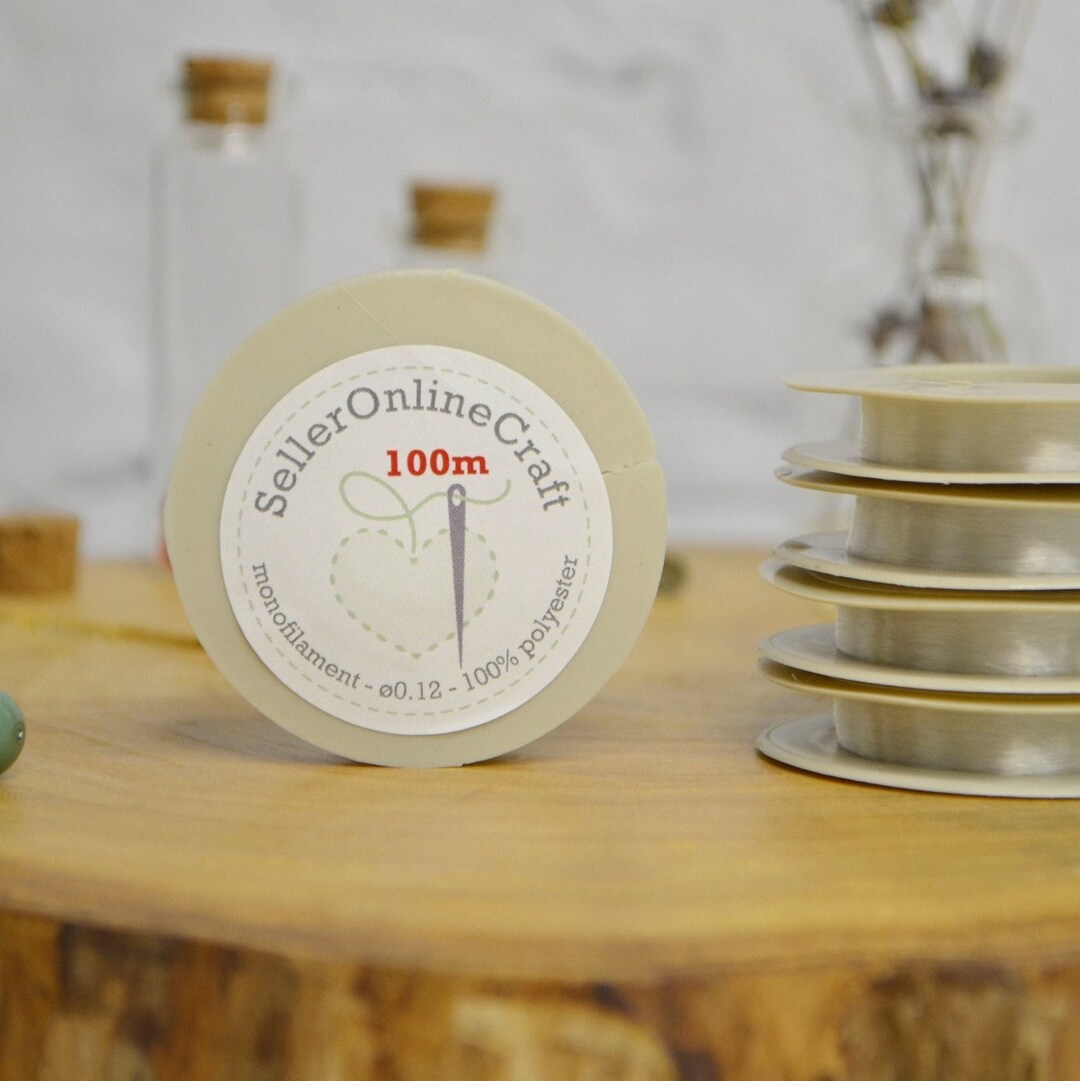 Invisible Monofilament Thread, 100m. Fising Line Embroidery Threads