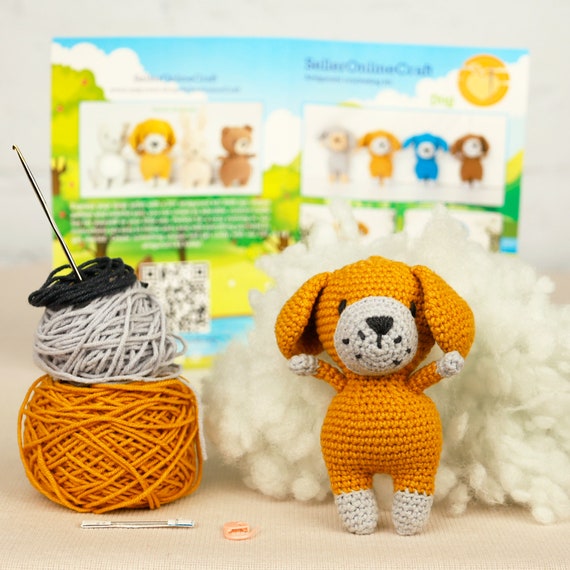  YarnArtistry Animal Crochet Kit for Beginners Adults