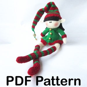 Crochet Pattern Xmas Elf (Amigurumi tutorial PDF file). Crochet Pattern Amigurumi Elf. Cute Crochet Tutorial for Beginners