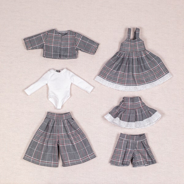 Sewing pattern Paola Reina 32 cm doll clothes (tutorial PDF file). 6 pieces outfit, dress, bodysuit, culottes Las Amigas collection