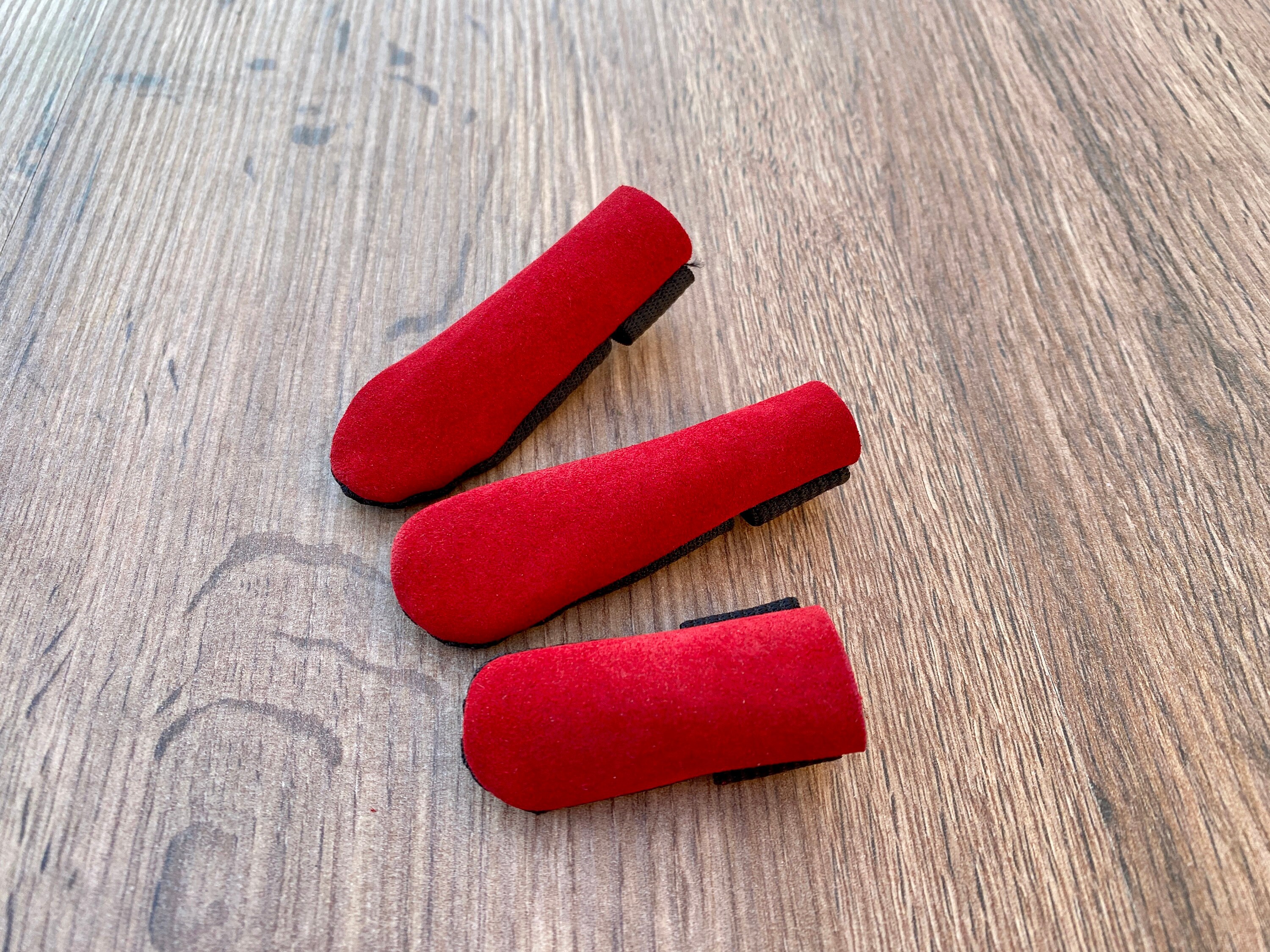 Red Finger Guards Men's Leather Thimble Wood Carving Etsy Australia