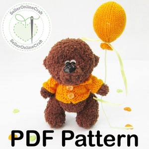 Crochet Pattern Bear (Amigurumi tutorial PDF file). Crochet Pattern Amigurumi Bear. Cute Crochet Tutorial for Beginners