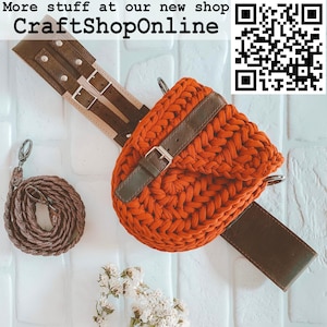 DIY hippie purse, crochet pattern bag holster, digital women bag belt, digital crochet design of crossbody