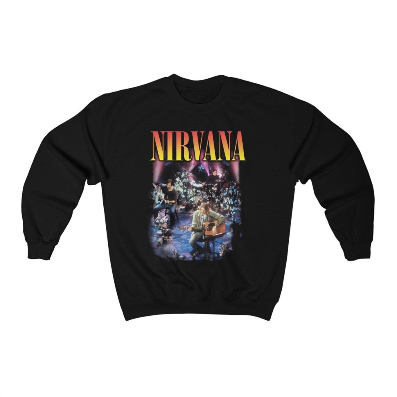 Rock Band Gift Sweatshirt Hard Rock Band Sweatshirt Vintage Etsy