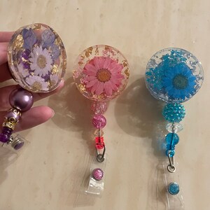 badge reels/ badge holder/ pretty badge holder/ ID tag holder