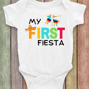 My First Fiesta Baby short sleeve one piece