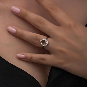 Zultanite Natural Stone Silver Ring, Handmade Women's Jewelry, 925 Sterling Silver, Color Changing Stone