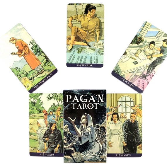 Tarot Deck. Pagan Tarot Full 78 Card Tarot Deck the Wheel - Etsy