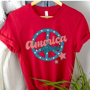 America Vibes short sleeve shirt, 4th of July Shirt, American Shirt, Patriotic Shirt, Freedom shirt, independence day shirt, USA shirt
