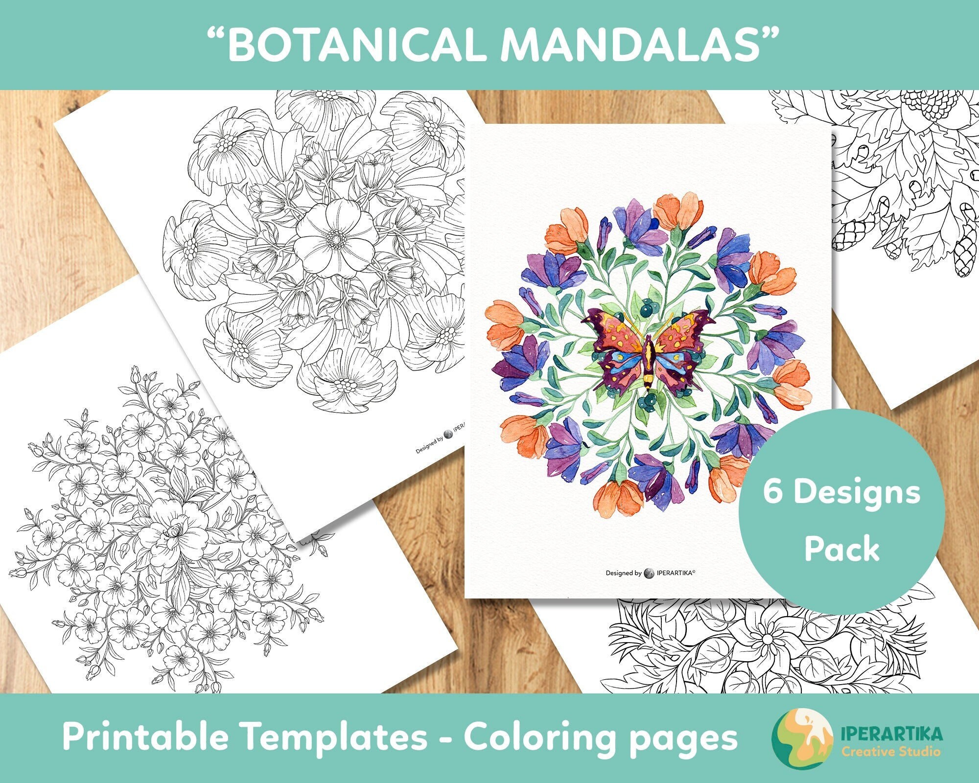 Mandala Sketchbook And Coloring Book: Cute Feminine Mandala Circular  Templates for Drawing & Coloring Your Own Mandalas - Spiritual Drawing Book  For