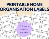 Printable Home Organisation Labels Bundle Organisation - Etsy