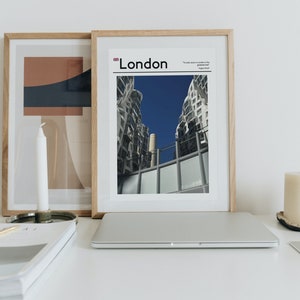 London Travel Poster | Digital Art Download | London England | Travel Exhibition Print |Trendy Wall Art | London Travel Print