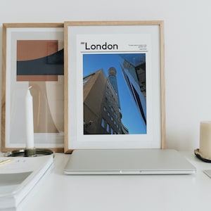 London Travel Poster | Digital Art Download | London England | Travel Exhibition Print |Trendy Wall Art | London Travel Print