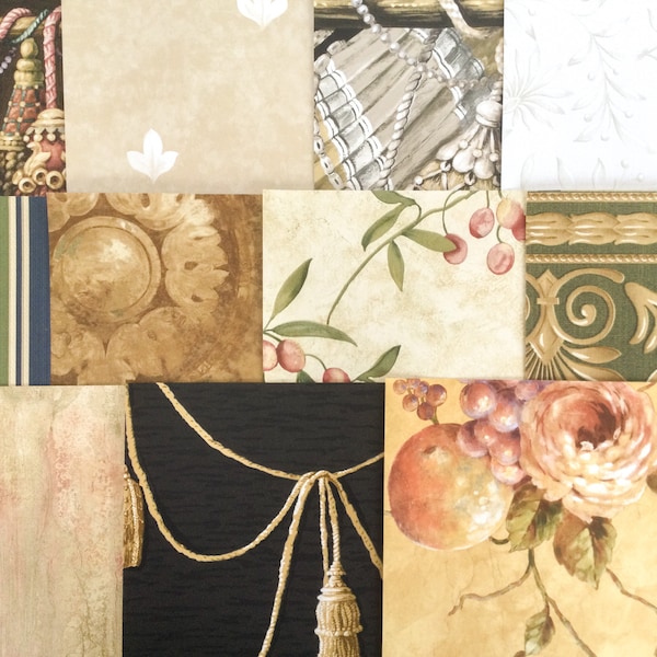Wallpaper Remnants Etsy