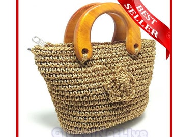 Bolso de punto tote